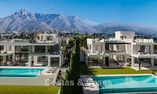 2 sofisticadas villas de nueva construcción con vistas al mar en venta cerca de servicios en la famosa Milla de Oro de Marbella 780256 