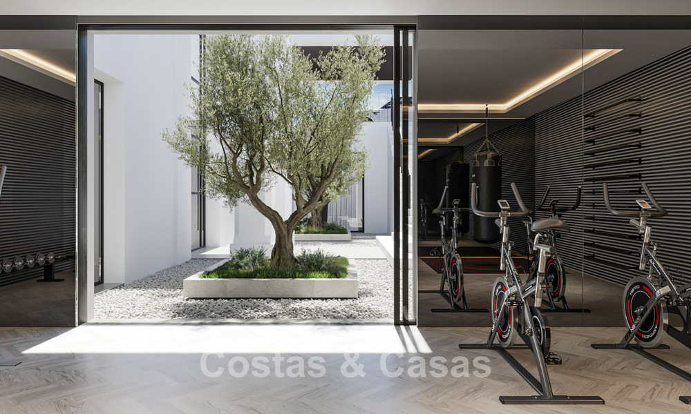 Exclusiva villa de lujo con una arquitectura andaluza clásica y contemporánea en venta en una comunidad cerrada en Benahavis - Marbella 780382