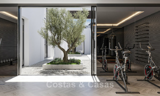Exclusiva villa de lujo con una arquitectura andaluza clásica y contemporánea en venta en una comunidad cerrada en Benahavis - Marbella 780382 