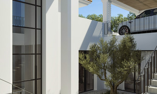 Exclusiva villa de lujo con una arquitectura andaluza clásica y contemporánea en venta en una comunidad cerrada en Benahavis - Marbella 780388 