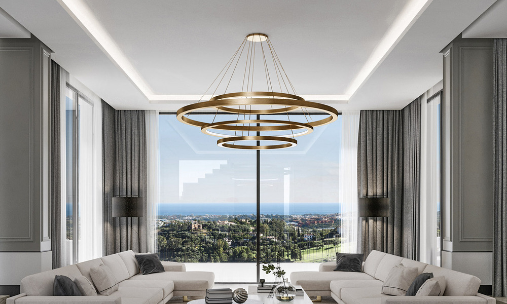 Exclusiva villa de lujo con una arquitectura andaluza clásica y contemporánea en venta en una comunidad cerrada en Benahavis - Marbella 780390