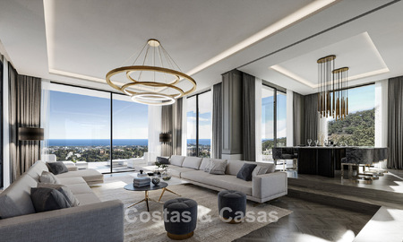 Exclusiva villa de lujo con una arquitectura andaluza clásica y contemporánea en venta en una comunidad cerrada en Benahavis - Marbella 780391
