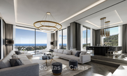 Exclusiva villa de lujo con una arquitectura andaluza clásica y contemporánea en venta en una comunidad cerrada en Benahavis - Marbella 780391