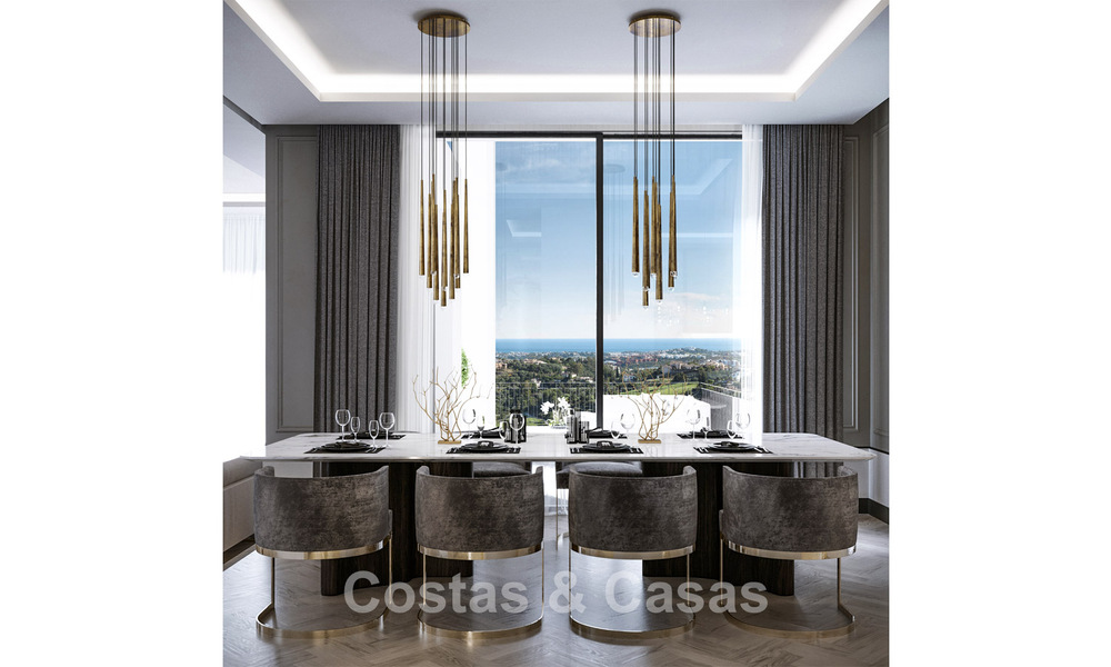 Exclusiva villa de lujo con una arquitectura andaluza clásica y contemporánea en venta en una comunidad cerrada en Benahavis - Marbella 780392