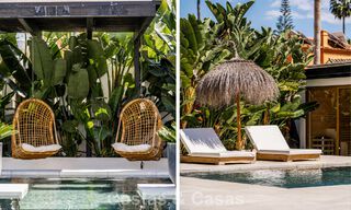 Amplia villa familiar con encanto andaluz contemporáneo en venta en el valle del golf de Nueva Andalucía, Marbella 780445 
