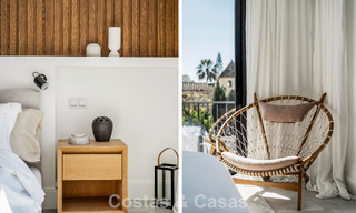 Amplia villa familiar con encanto andaluz contemporáneo en venta en el valle del golf de Nueva Andalucía, Marbella 780447 