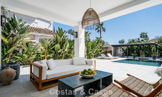 Amplia villa familiar con encanto andaluz contemporáneo en venta en el valle del golf de Nueva Andalucía, Marbella 780458 