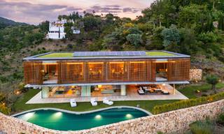 Villa de lujo de última generación con impresionantes vistas en venta en el exclusivo El Madroñal, Benahavis - Marbella 780611 