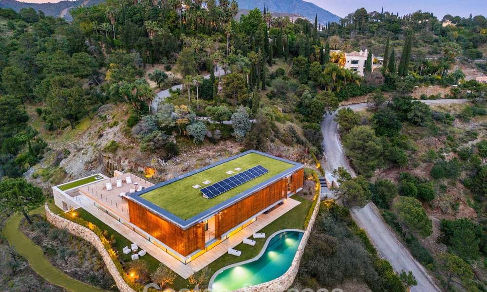 Villa de lujo de última generación con impresionantes vistas en venta en el exclusivo El Madroñal, Benahavis - Marbella 780613