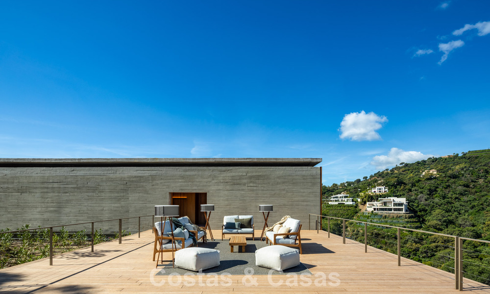 Villa de lujo de última generación con impresionantes vistas en venta en el exclusivo El Madroñal, Benahavis - Marbella 780616