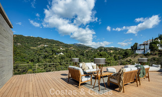 Villa de lujo de última generación con impresionantes vistas en venta en el exclusivo El Madroñal, Benahavis - Marbella 780617 