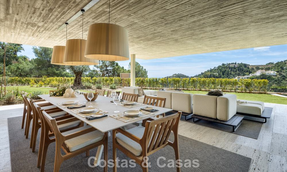 Villa de lujo de última generación con impresionantes vistas en venta en el exclusivo El Madroñal, Benahavis - Marbella 780627