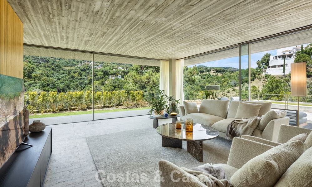 Villa de lujo de última generación con impresionantes vistas en venta en el exclusivo El Madroñal, Benahavis - Marbella 780635