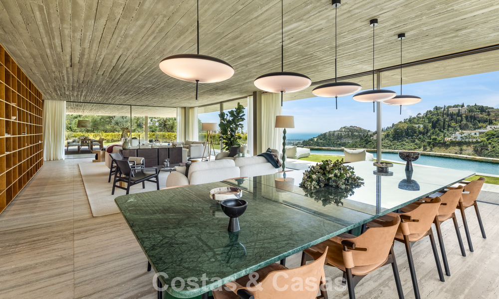 Villa de lujo de última generación con impresionantes vistas en venta en el exclusivo El Madroñal, Benahavis - Marbella 780639