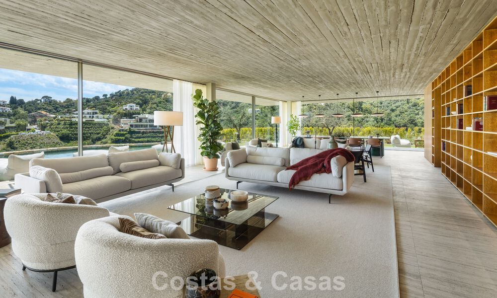 Villa de lujo de última generación con impresionantes vistas en venta en el exclusivo El Madroñal, Benahavis - Marbella 780642