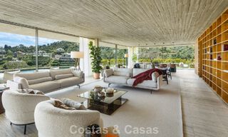 Villa de lujo de última generación con impresionantes vistas en venta en el exclusivo El Madroñal, Benahavis - Marbella 780642 