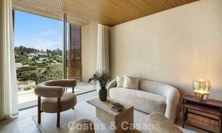 Villa de lujo de última generación con impresionantes vistas en venta en el exclusivo El Madroñal, Benahavis - Marbella 780649 