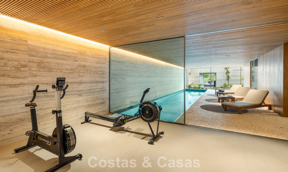 Villa de lujo de última generación con impresionantes vistas en venta en el exclusivo El Madroñal, Benahavis - Marbella 780657