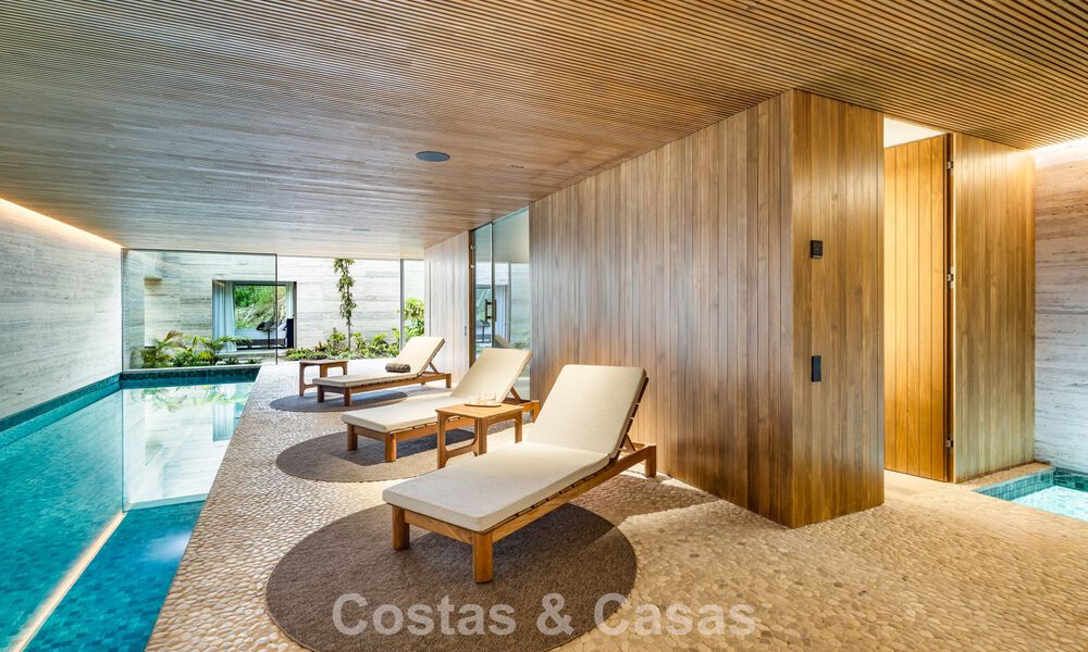 Villa de lujo de última generación con impresionantes vistas en venta en el exclusivo El Madroñal, Benahavis - Marbella 780658