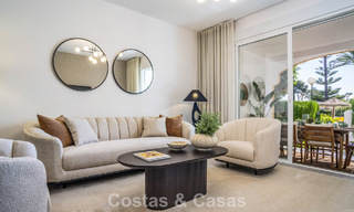 Apartamento reformado de 3 dormitorios con jardín a poca distancia de Puerto Banús en Nueva Andalucía, Marbella 780677 