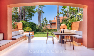 Lujosa casa adosada reformada de estilo mediterráneo en venta en la Milla de Oro de Marbella 782963 