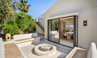 Villa de lujo de una sola planta, lista para entrar a vivir, en venta en el Valle del Golf de Nueva Andalucía, Marbella 780955 