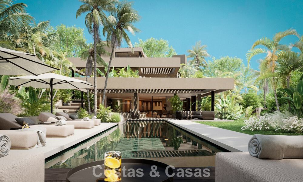Exclusiva villa renovada con arquitectura sofisticada en venta en la prestigiosa Nueva Andalucía, Marbella 781028
