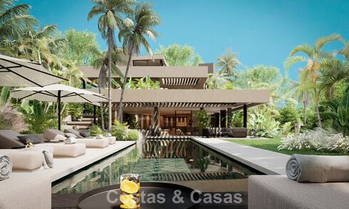 Exclusiva villa renovada con arquitectura sofisticada en venta en la prestigiosa Nueva Andalucía, Marbella 781028
