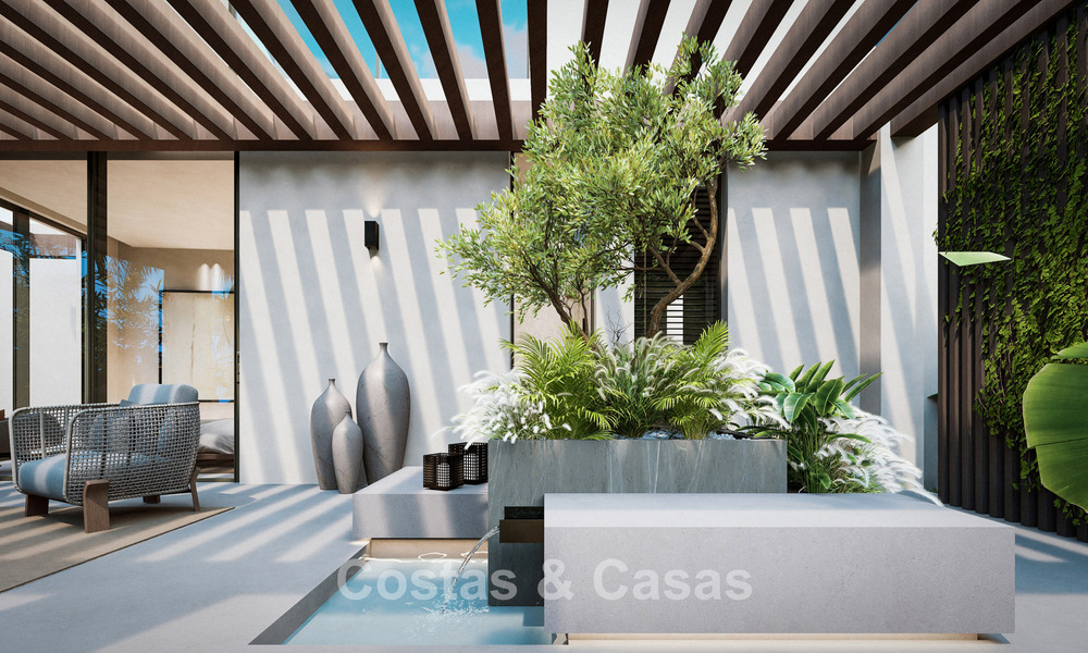 Exclusiva villa renovada con arquitectura sofisticada en venta en la prestigiosa Nueva Andalucía, Marbella 781041