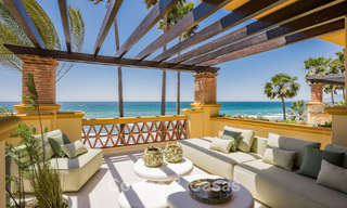 Lujoso apartamento de 3 dormitorios con vistas frontales al mar en venta al este de Marbella centro 780909 