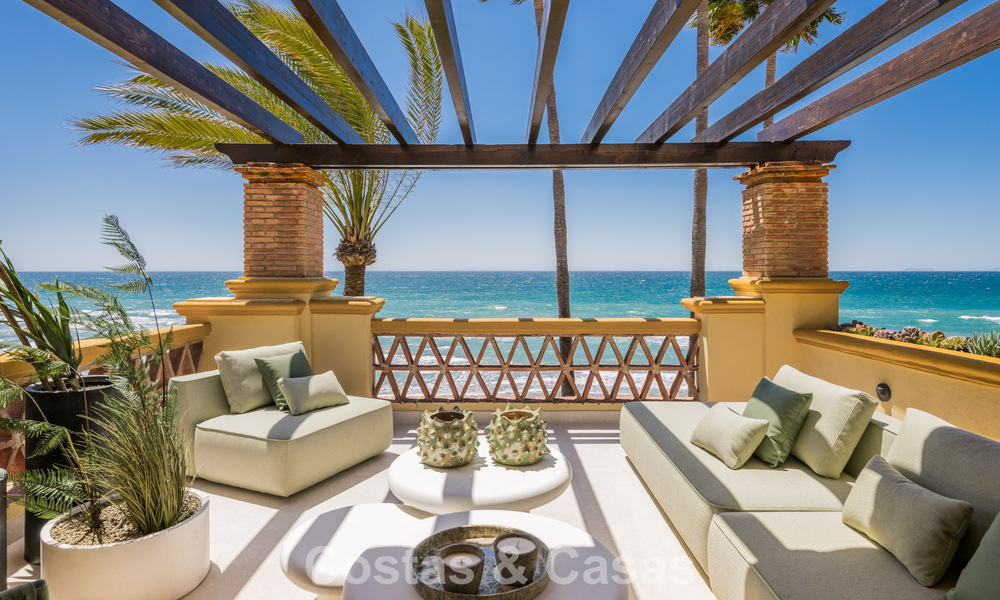Lujoso apartamento de 3 dormitorios con vistas frontales al mar en venta al este de Marbella centro 780913
