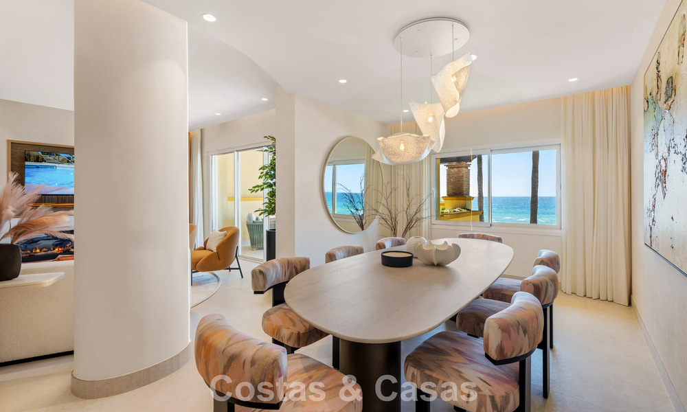 Lujoso apartamento de 3 dormitorios con vistas frontales al mar en venta al este de Marbella centro 780916