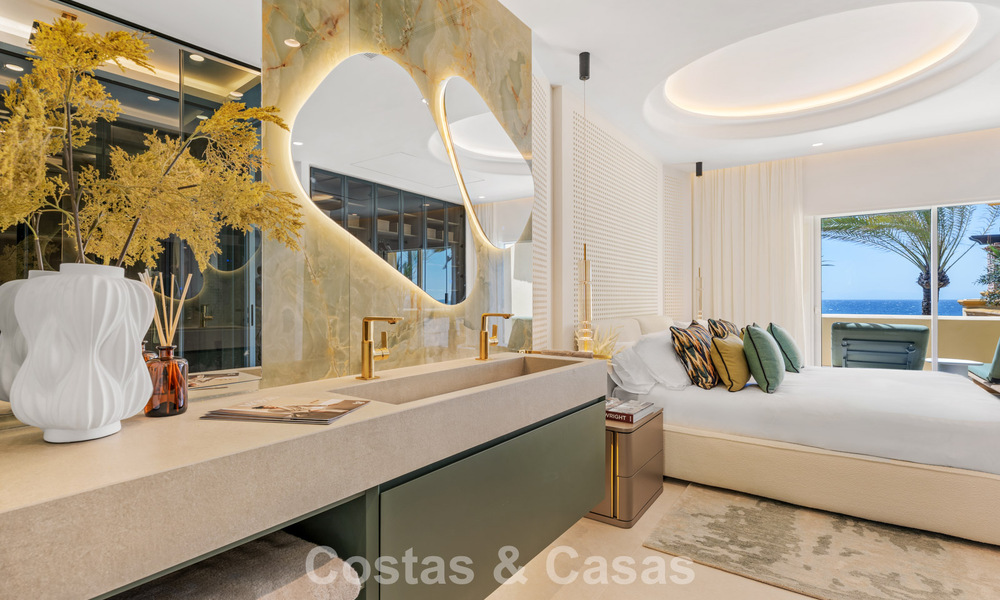 Lujoso apartamento de 3 dormitorios con vistas frontales al mar en venta al este de Marbella centro 780922