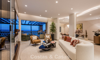 Lujoso apartamento de 3 dormitorios con vistas frontales al mar en venta al este de Marbella centro 780990 