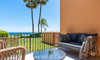 Apartamento de playa listo para entrar a vivir con impresionantes vistas al mar en venta en la zona oeste de Estepona 781067 