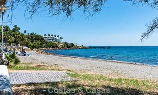 Apartamento de playa listo para entrar a vivir con impresionantes vistas al mar en venta en la zona oeste de Estepona 781092 
