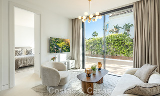 Exclusiva villa de lujo con arquitectura andaluza moderna en venta con vistas panorámicas al mar en Marbella - Benahavís 781198 