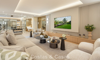 Exclusiva villa de lujo con arquitectura andaluza moderna en venta con vistas panorámicas al mar en Marbella - Benahavís 781214 