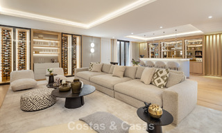 Exclusiva villa de lujo con arquitectura andaluza moderna en venta con vistas panorámicas al mar en Marbella - Benahavís 781215 