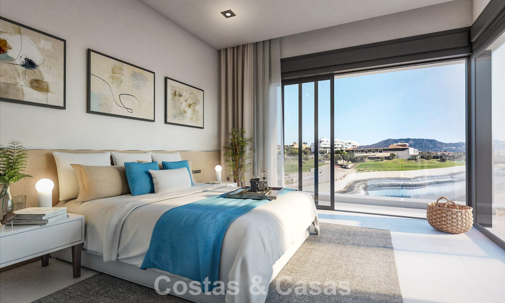 Villa contemporánea de nueva construcción en venta en un popular entorno de golf en Mijas, Costa del Sol 781155