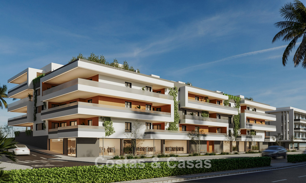 Nuevo proyecto con elegantes apartamentos en venta cerca del centro y la playa de San Pedro, Marbella 781140