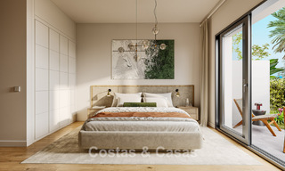 ¡Lanzamiento! Modernos apartamentos sobre plano con vistas al mar en venta en Casares Costa, Costa del Sol 781131 