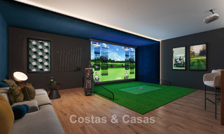 ¡Lanzamiento! Modernos apartamentos sobre plano con vistas al mar en venta en Casares Costa, Costa del Sol 781132 