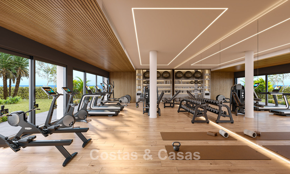 ¡Lanzamiento! Modernos apartamentos sobre plano con vistas al mar en venta en Casares Costa, Costa del Sol 781133