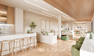 ¡Lanzamiento! Modernos apartamentos sobre plano con vistas al mar en venta en Casares Costa, Costa del Sol 781135 