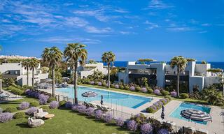 ¡Lanzamiento! Modernos apartamentos sobre plano con vistas al mar en venta en Casares Costa, Costa del Sol 788227 