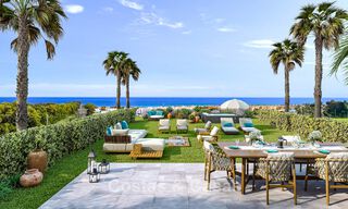 ¡Lanzamiento! Modernos apartamentos sobre plano con vistas al mar en venta en Casares Costa, Costa del Sol 788233 