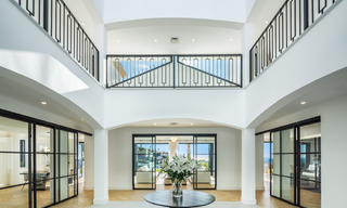 Villa de lujo lista para entrar a vivir con arquitectura española contemporánea y vistas al mar en venta en Marbella - Benahavís 781361 