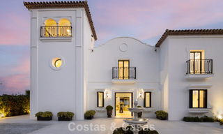 Villa de lujo lista para entrar a vivir con arquitectura española contemporánea y vistas al mar en venta en Marbella - Benahavís 781384 