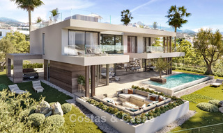 Moderna villa de lujo de nueva construcción en venta en un prestigioso resort de golf en San Roque, Costa del Sol 781513 